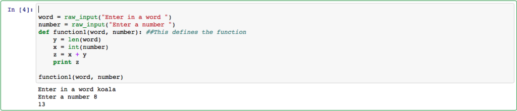 A simple function