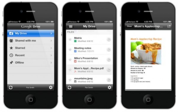 google drive apps for ios